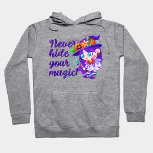 Witch Wicca Magic Motivational Phrase Hoodie